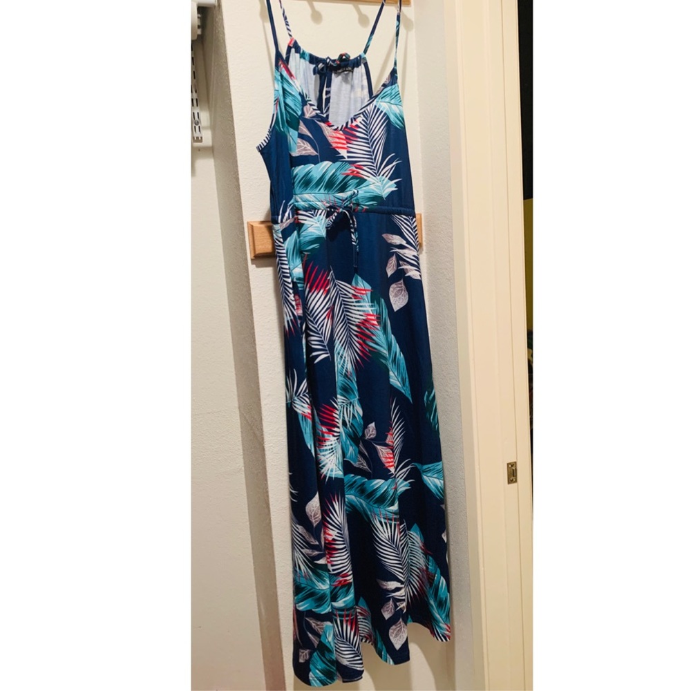 Huskary Tropical Print Sundress